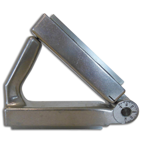 CAB TOOLS - 44807 Schweisserwinkel verstellbar (SWR 180), 180 x 180 mm Schenkel, 45 mm Breite, für Rund- und Flachmaterial