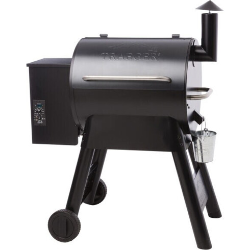 Traeger - Pro Series 22 - Pelletgrill - für 6-8 Personen, 56 x 48 cm Grillfläche, mit Warmhalterost