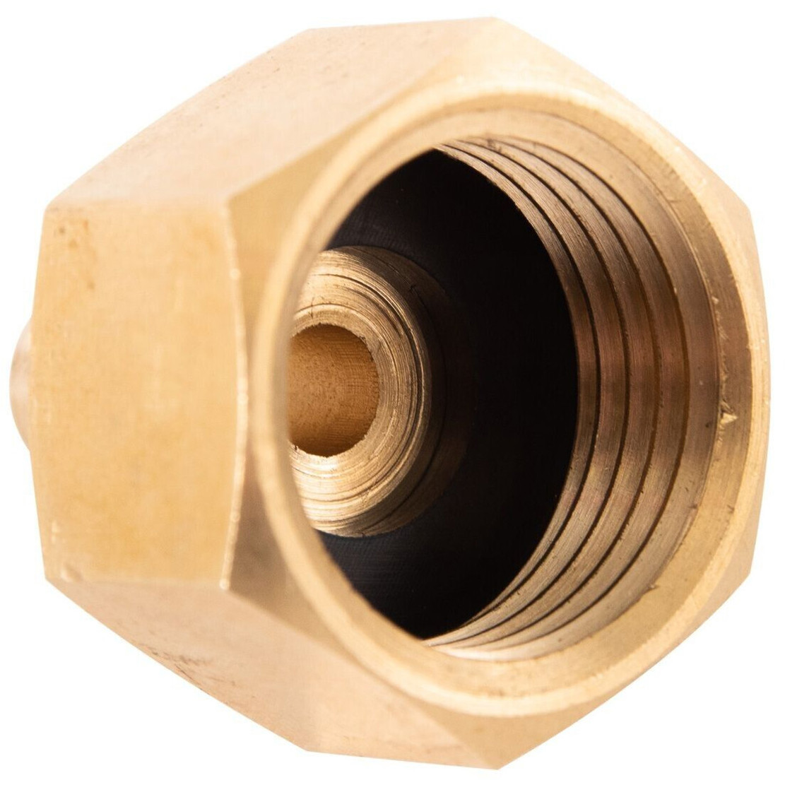 Alfa Forni - Gasanschluss-Adapter LPG 1/2" auf 1/4" - Grillzubehör - Messing, passend für Gas-Pizzaöfen