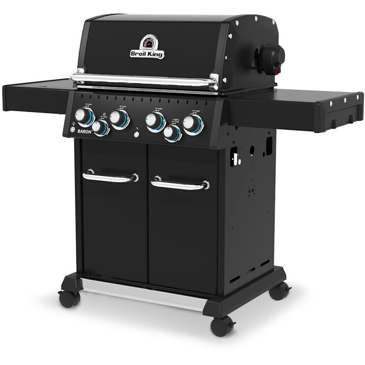 Broil King - Baron 490 IR - Gasgrill - 65 x 44 cm, Edelstahlgrillfläche, Sure-Lite Zündung