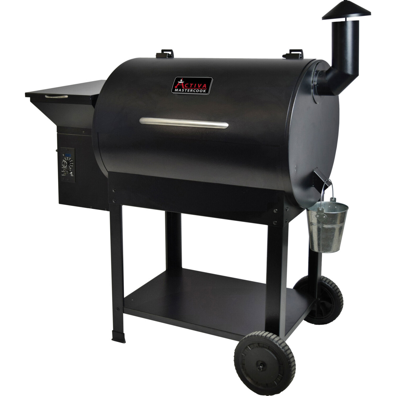 Activa - Palletsmoker XXL - Smoker - für Garten, 66 x 49 cm Grillfläche, mehr als 10 Personen