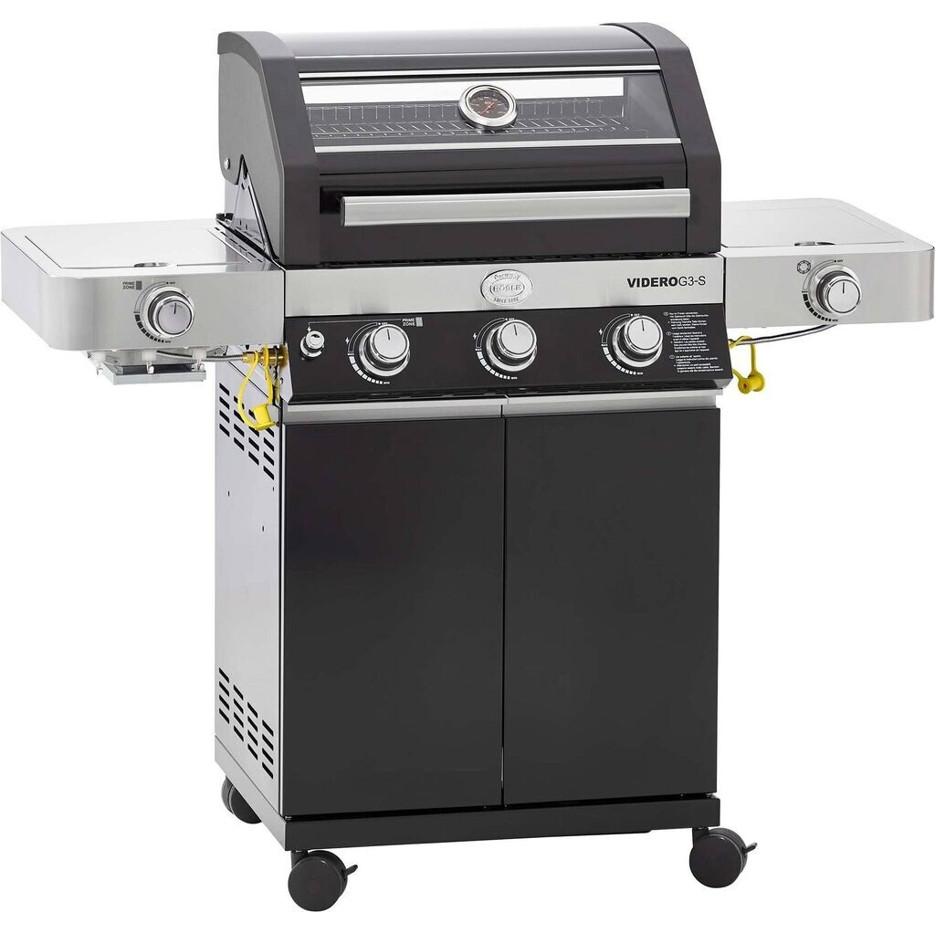 Rösle - Videro G3-S Vario+ - Gasgrill - geeignet für 6-8 Personen, 5 Brenner, emaillierte Grillfläche