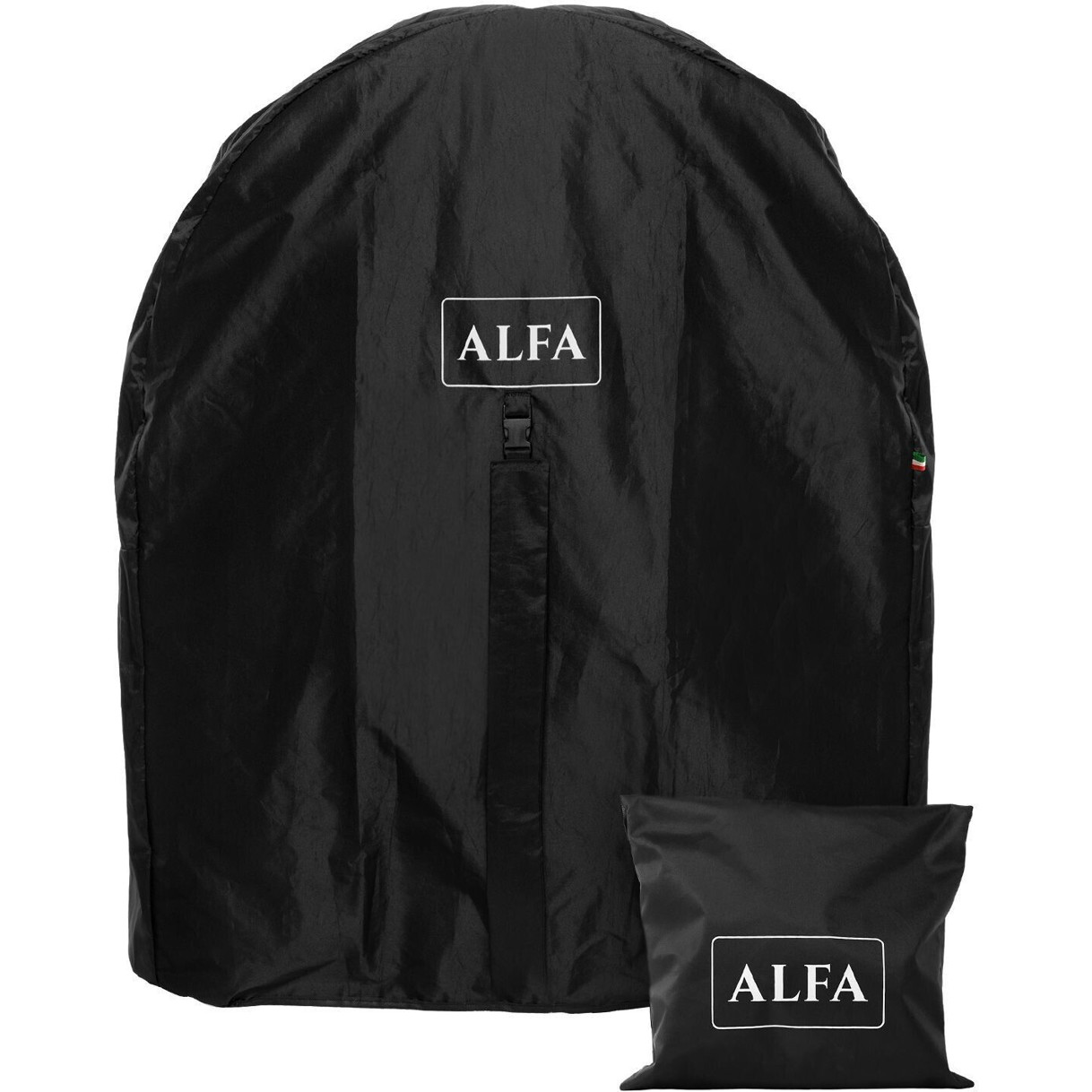 Alfa Forni - Abdeckhaube für Classico 4 Pizze - Grill-Abdeckhaube - schwarz, wasserdicht, atmungsaktiv